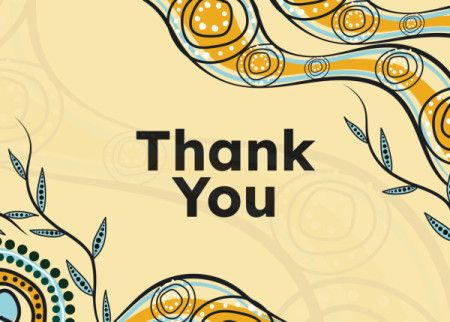 Thank You – Contemporary Aboriginal Art Style Card
