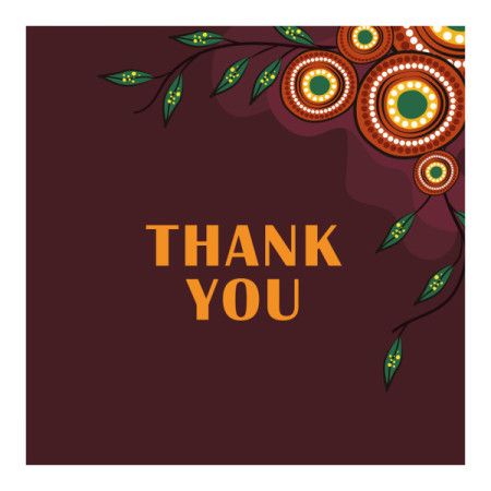 Thank You – Elegant Aboriginal-Inspired Design