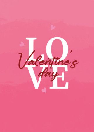 Love Valentine’s Day Typography