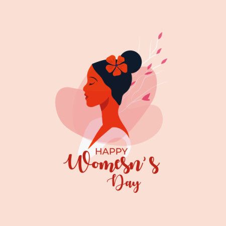 Elegant Happy Women’s Day Illustration
