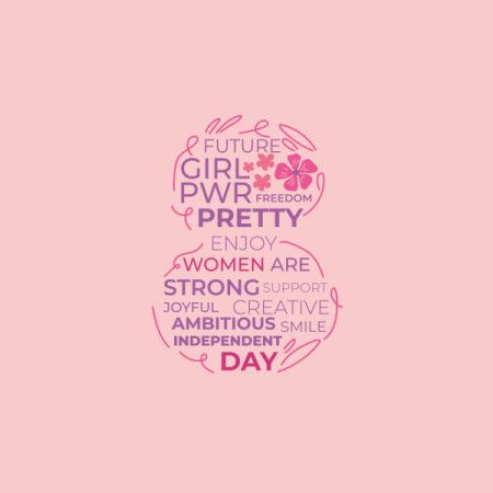 Inspirational Women’s Day Typography Design