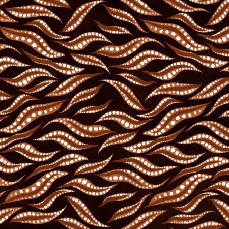 Aboriginal Wavy Desert Pattern Background